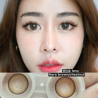 คอนแทคเลนส์ wink Nara ตาหวาน ขนาดตาโต กรองแสง