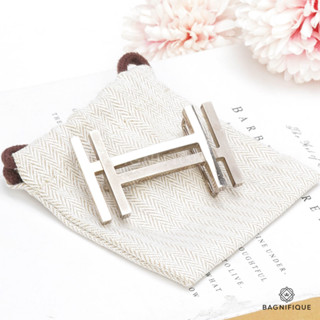 HERMES BUCKLE SILVER