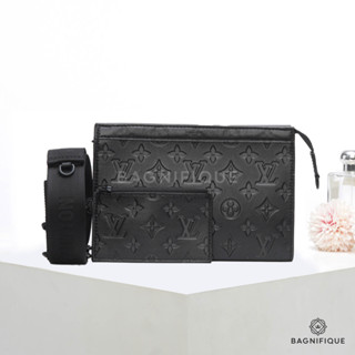 LOUIS VUITTON GASTON 22 BLACK EMPREINTE BHW MICROCHIP