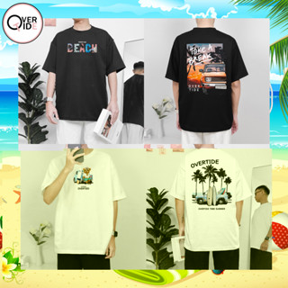 Overtide เสื้อยืดโอเวอร์ไซร์ คอลเลกชั่น Time Summer หลายสี