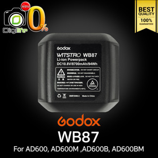 ผ่อน 0%** Godox Battery WB87 For AD600 / AD600B / AD600M / AD600BM