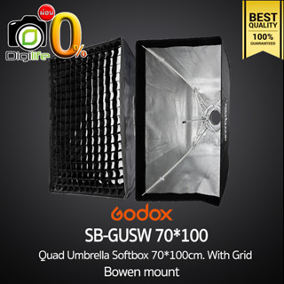 Godox Softbox SB-GUSW 70*100 cm. With Grid - [ Bowen Mount ] Quad Umbrella Softbox วิดีโอ รีวิว Live ถ่ายรูปติบัตร