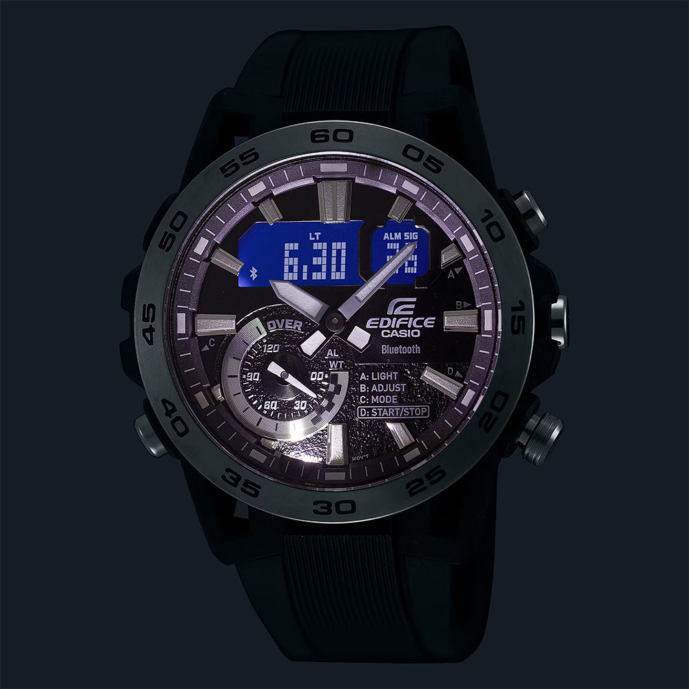 Casio Edifice นาฬิกาข้อมือผู้ชาย รุ่น ECB-40D-1A,ECB-40DB-1A,ECB-40DC-1A,ECB-40P-1A,ECB-40BK-1A,ECB-40PB-1A