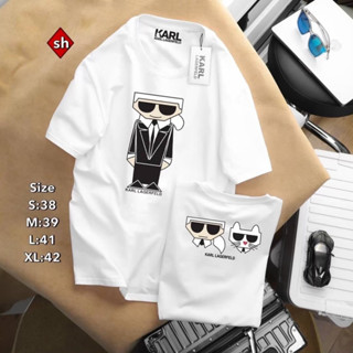 karl เสื้อยืดแขนสั้น