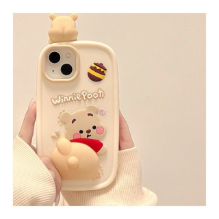 CS125 ลายหมีพู[Pooh] เคสโทรศัพท์ งานซิลิโคนนิ่มๆน่ารักๆ สินค้าพร้อมส่ง**อ่านรายละเอียดก่อนสั่ง**