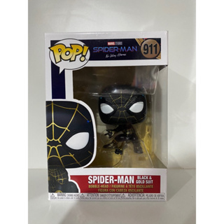 Funko Pop Spider Man Black and Gold Suit Marvel Spider Man Far From Home 911