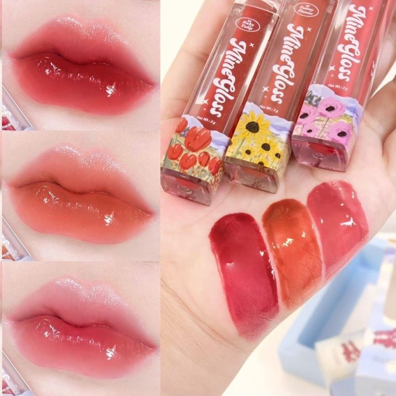 ลิปกลอสจีวาน่า Mine Gloss Gvana ลิปทิ้นต์กลอสจีวาน่า