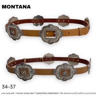 Concho belt เข็มขัดวินเทจ งานนอก มีเส้นเดียว