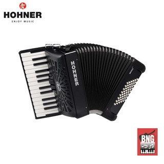 HOHNER BRAVO 48 BASS BLACK แอคคอเดียน บราโว้ 48 เบส 26 คีย์ เสียงดี วัสดุแข็งแรง ทนทาน