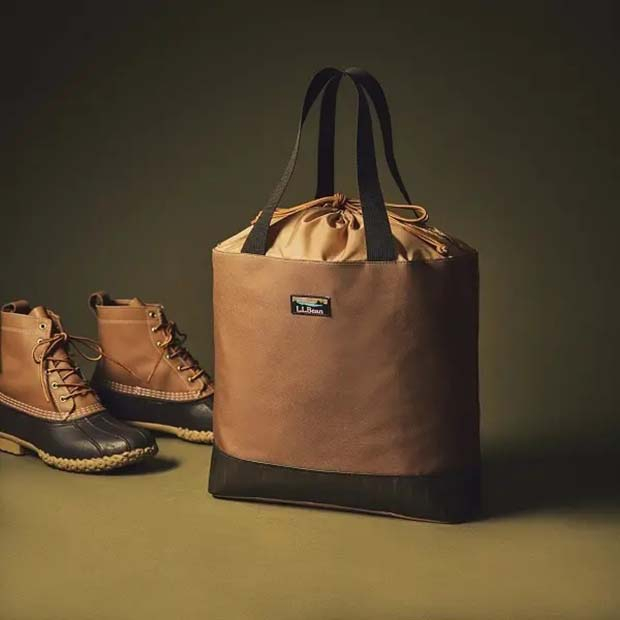 LLBean MonoMax กระเป๋าช้อปปิ้ง ใช้สะพาย เดินทาง ใส่ของเบ็ดเตล็ด