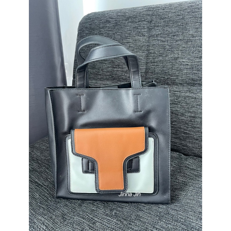 กระเป๋าสะพาย taywin ผู้หญิงสีดำ