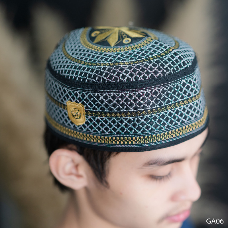 GA06 กาปิเยาะ หมวกใส่ละหมาด หมวกไว้สวมใส่บริเวณศีรษะ ใส่ในชีวิตประจำวัน งานแต่ง งานบุญ ใส่ละหมาด หมวกอิสลาม