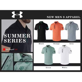 เสื้อแขนสั้นกอล์ฟชาย Premium Golf Station New Arrivals, Premium UA Mens Golf Shirts 2022/23 New Collections!!🥰🛒🙇🏼‍♀️🎉