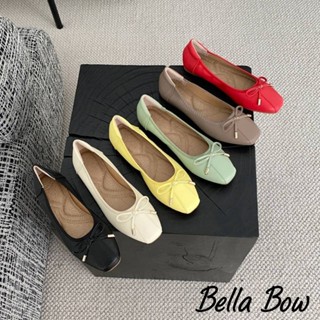 Bella Bow รองเท้าคัทชูส้นแบบ เก็บเท้า ไม่รัด นุ่มสบาย