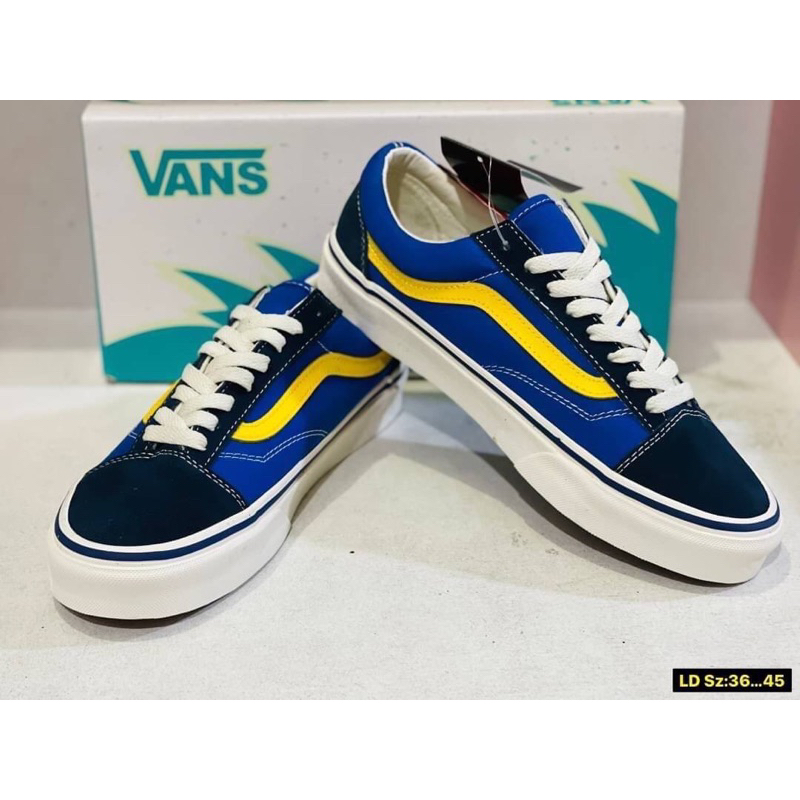 Vans Old Skool (size36-44) Navy blue Yellow