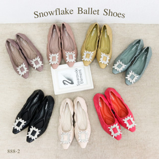 Mgaccess Snowflake Ballet Shoes 888-2 รองเท้าคัทชู