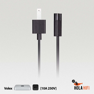 สายไฟ C7 AC 2 รู Volex 1 เมตร สีดำ สินค้าของแท้ สำหรับ Macmi…