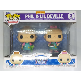 2 Pack Funko Pop Rugrats - Phil &amp; Lil Deville (กล่องมีตำหนินิดหน่อย)