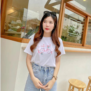 Jarikashop - เสื้อยืดลาย ผีเสื้อ ( งานป้าย.. Jarika ) ( จ98 )
