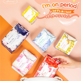 *Donna Sanitary Napkins (ของแท้ 100%) ดอนน่า ผ้าอนามัย ไม่อับชื้น ไม่ระคายเคือง ผ้าอนามัยดอนน่า ลดการปวดท้องประจำเดือน