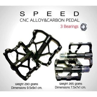 บันไดจักรยาน SPEED รุ่น 3 แบริ่ง งาน CNC Alu&Carbon ลูกปืนแบริ่ง แข็งแรง น้ำหนักเบา