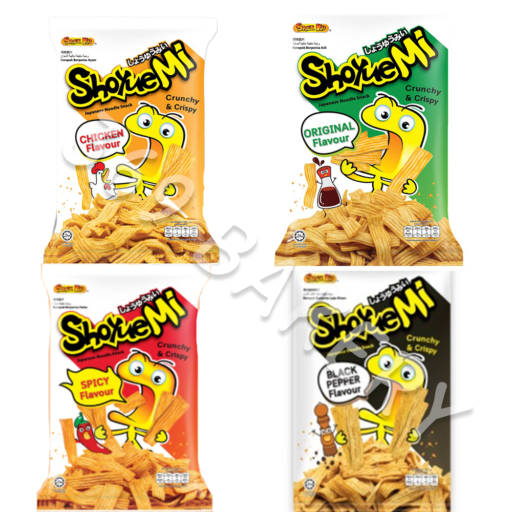 ขนมมาม่าอบกรอบ Shoyu Mi Japanese Noodle Snack โชยุ หมี่ เจแปนนีส นู้ดเดิ้ล สแน็ต ขนาด 70 กรัม