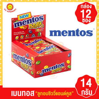 เมนทอสลูกอมบีทส์ฟรุต 14 กรัม (แพ็ค 12 ชิ้น)