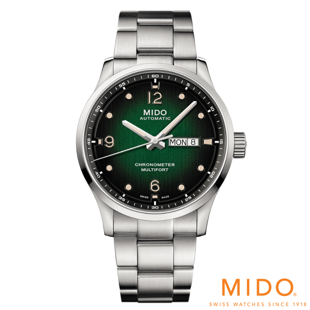 Mido รุ่น MULTIFORT M CHRONOMETER นาฬิกาสำหรับผู้ชาย รหัสรุ่น M038.431.11.097.00