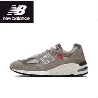 New Balance 990 v2 Versino Series grey Sports shoes style ของแท้ 100 %