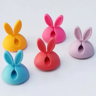 ตุ๊กตาวางคันตกกุ้ง หูกระต่ายตัวล๊อคคันตกกุ้ง มีหลายสีให้เลือก