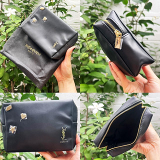 (แท้/พร้อมส่ง) YSL Makeup Bag กระเป๋าเครื่องสำอางค์