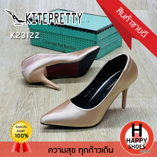 🚚ส่งเร็ว🚛ส่งด่วนจ้า ✨มาใหม่จ้า😆รองเท้าส้นสูงหญิง KITEPRETTY รุ่น K23122 ส้น 3 นิ้ว The charm is you สวย สวมใส่สบาย ทรง