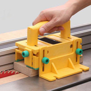 งานไม้ 3D Safety Pusher Block สำหรับเลื่อยวงเดือนเลื่อยวงเดือน Router Table Hand Protection Tool