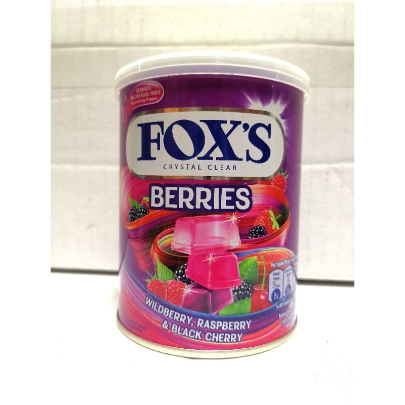 ถูกสุด‼️ลูกอม FOX'S กระป๋อง 170 กรัม ลูกอมรสผลไม้ เบอร์รี่​