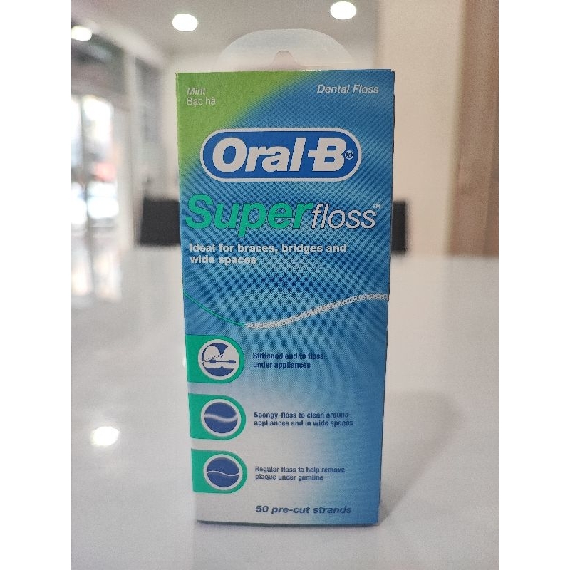 Super floss Oral-Bไหมขัดฟัน