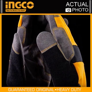 INGCO ถุงมือช่าง ไมโครไฟเบอร์ ขนาด XL รุ่น HGMG01-XL