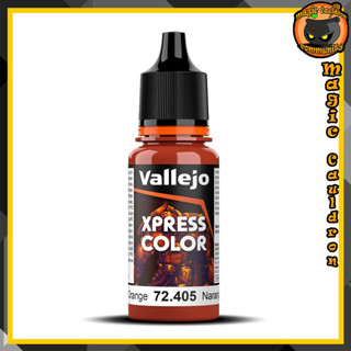 Martian Orange Xpress 18ml. New Vallejo Game Color Xpress สีอะคริลิคสูตรน้ำ