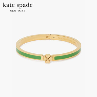 KATE SPADE NEW YORK HERITAGE SPADE FLOWER THIN HINGELD BANGLE KC234 กำไลข้อมือ