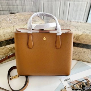 📮(พร้อมส่ง)กระเป๋าหนังแท้ สีน้ำตาล สวยใช้งานง่ายTory Burch BLAKE SMALL TOTE