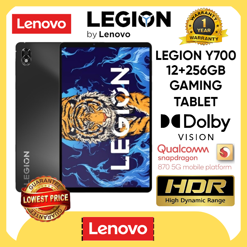 【ใหม่】Lenovo Legion Y700 Gaming Pad Y700 แท็บเล็ต/Snapdragon 870/8.8 นิ้ว Android แท็บเล็ต/6550 mAh + 45W Fast Charging