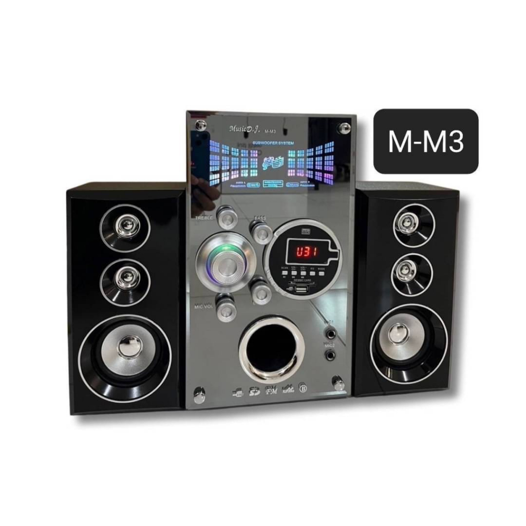 MUSIC D.J. ลำโพงซัพวูฟเฟอร์ Blue tooth /USB/FM  รุ่น M-M9100A M-M9100B M-M9100C M-F4 M-M3 SA-1200 SA
