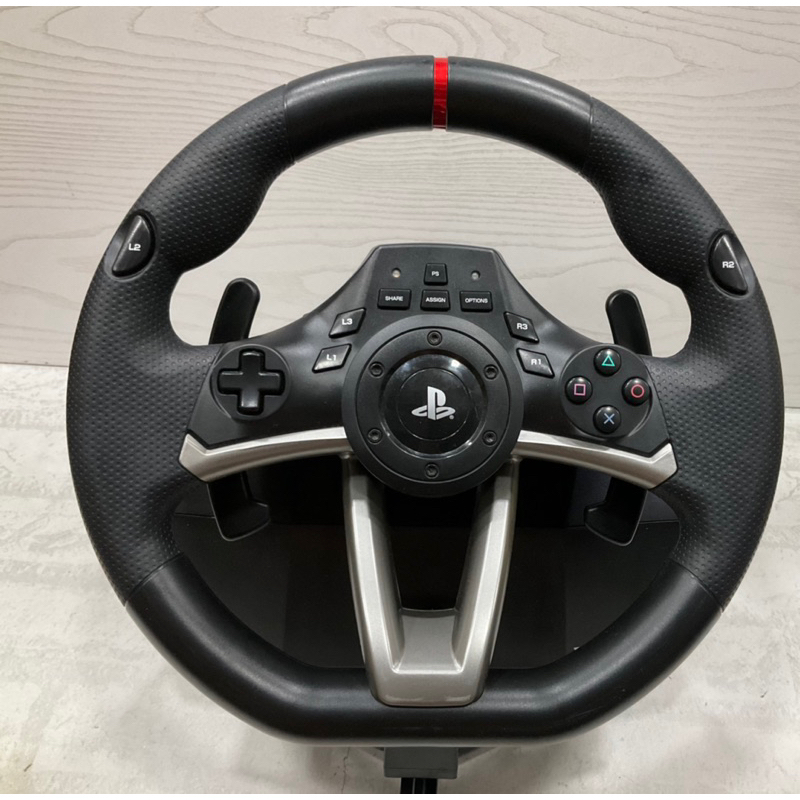 จอยพวงมาลัย Racing Wheel APEX PS4-052 งาน Hori สำหรับ PS3/PS4 Play Station จอบขับรถ มือสอง จากประเทศญี่ปุ่น