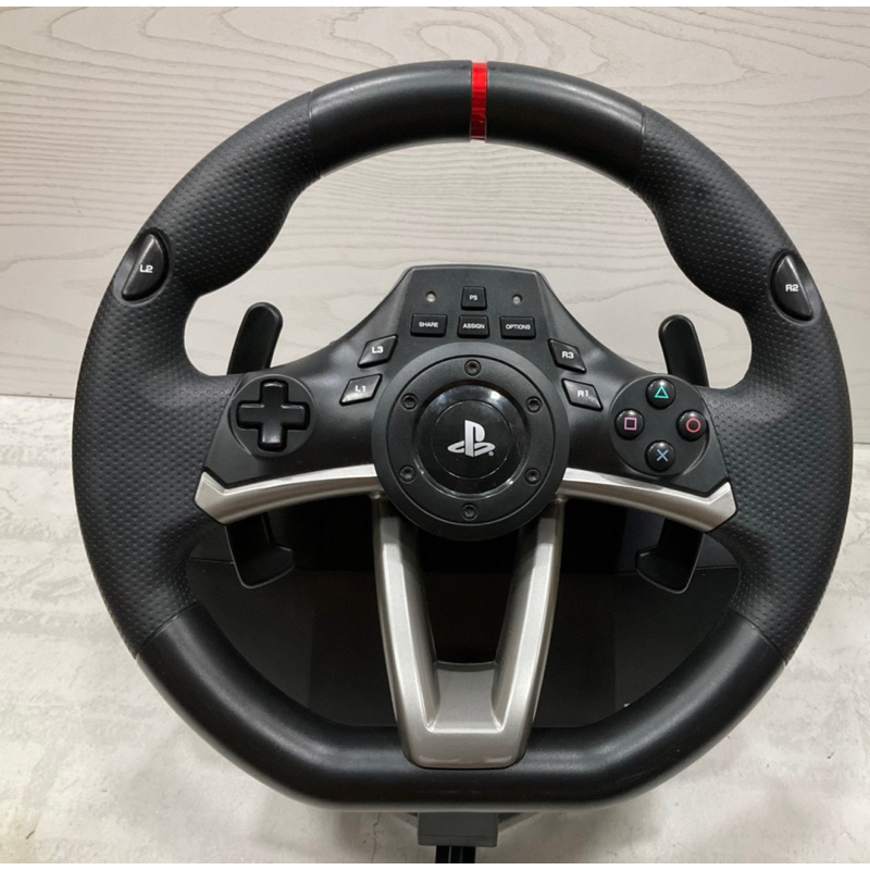 จอยพวงมาลัย Racing Wheel APEX PS4-052 งาน Hori สำหรับ PS3/PS4 Play Station จอยขับรถ มือ2 จากญี่ปุ่น 