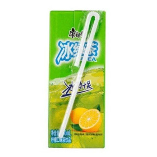 Ice Green Tea ชาเขียวรสมะนาว พร้อมดื่ม KangShiFu 康师傅冰绿茶盒装柠檬口味