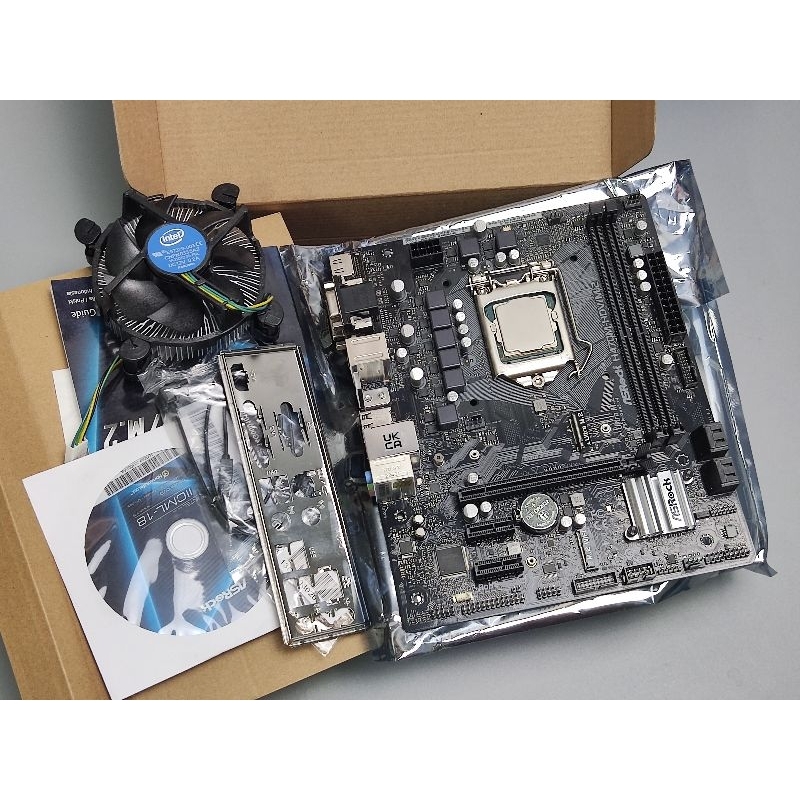 ชุดซีพียูพร้อมบอร์ด i3 10100f + h470m-hdv/m.2