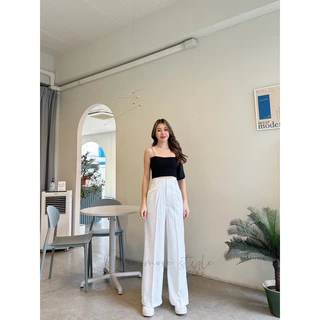 S-XXXL🎀ꫛꫀꪝ c o ll e c t i o n 🎀 ลายริ้วผ้าบางขากระบอกกลาง💕