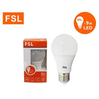 หลอดไฟกลม Led Bulb 9w แสงขาว กันไฟกระชาก FSL(globalbrand90ประเทศเลือกใช้)ล้างสต็อค