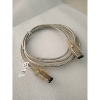 สายเคเบิ้ล cable 1394 สาย Firewire 400 To Firewire 400 , สาย6 Pin Male ความยาว 1.8 เมตร สายทนทานแข็งแรงเหนียวได้มาตรฐาน