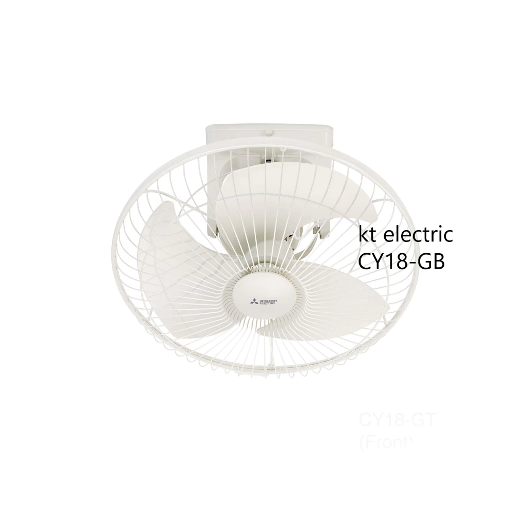 MITSUBISHI พัดลมโคจร 18 นิ้ว CY18-GB / พัดลมโคจร 18 นิ้ว แบบหยุดส่าย CY18-SB ต่อไฟ 3 สาย กรุณาอ่านคู่มือก่อนติดตั้ง