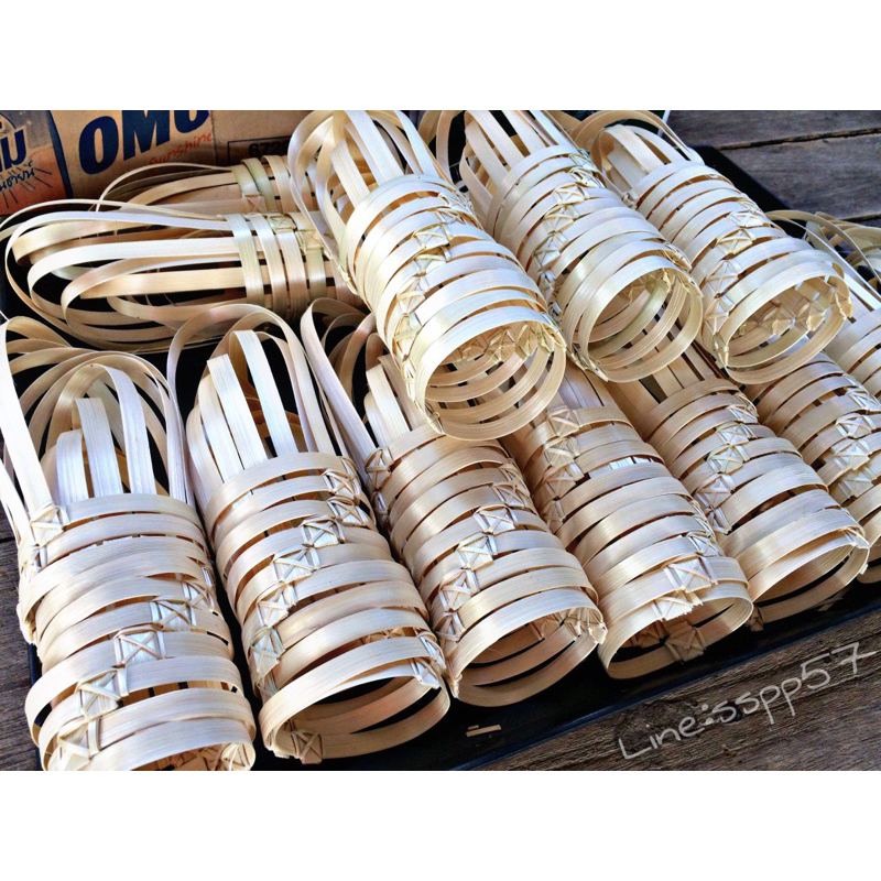 หูหิ้วไม้ไผ่(แพ็คละ200ชิ้น)